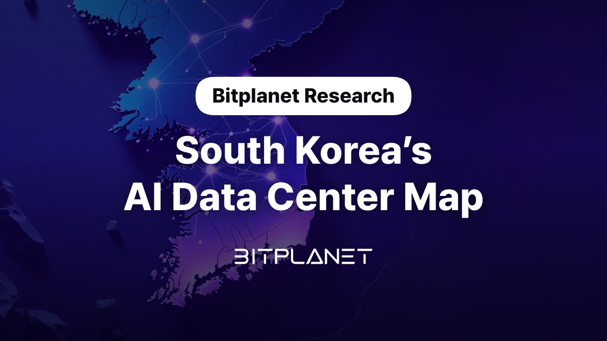 AI Data Center Map of Korea